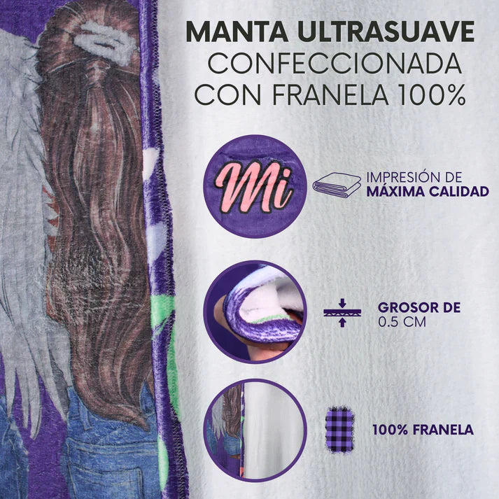 Manta Personalizada - Para Nieta, Nieto, Hija, Hijo, Sobrina
