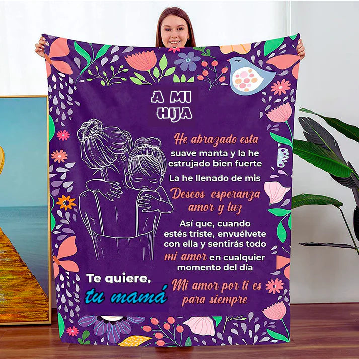 Manta Personalizada - Para Nieta, Nieto, Hija, Hijo, Sobrina