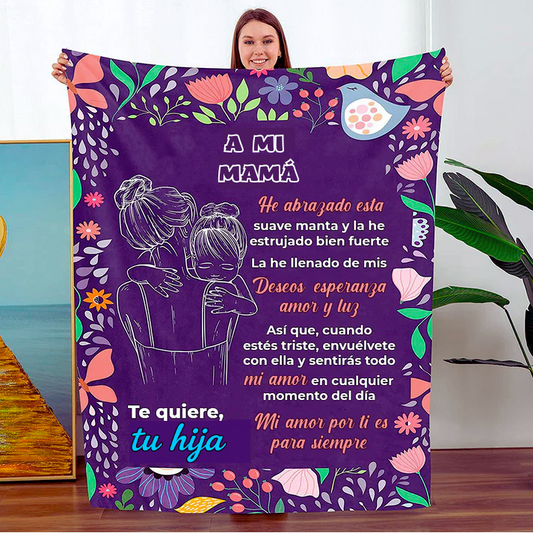 Manta diseñada para tu querida madre